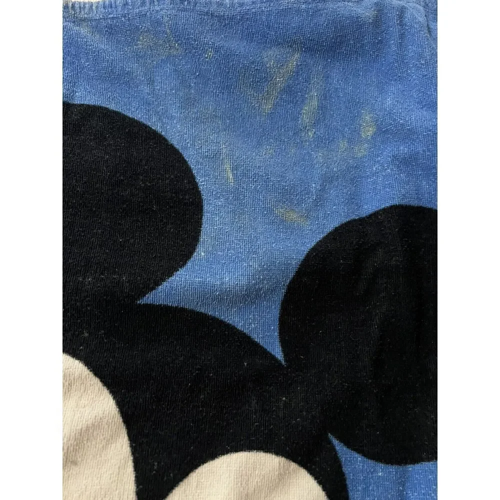 Mickey Mouse Disney‎ Store Beach Towel VTG Flaw